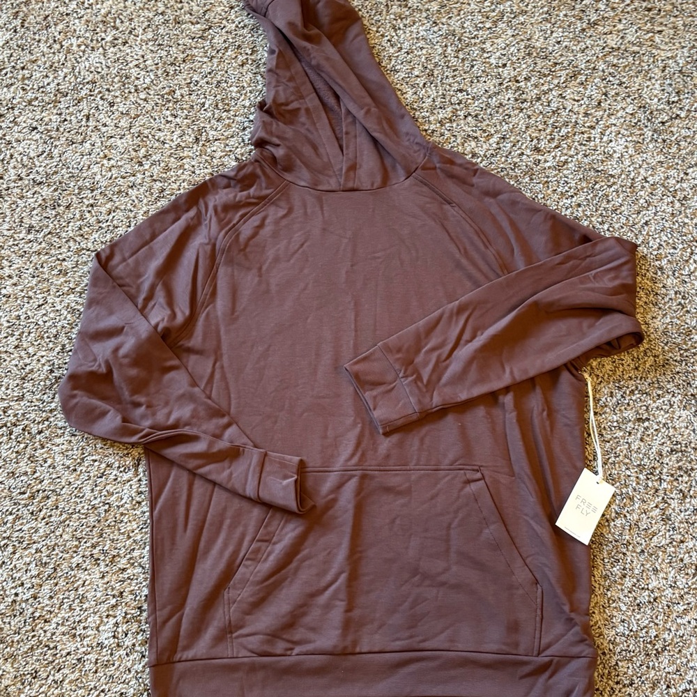 Free Fly Apparel Brown Sweatshirt Hoodie